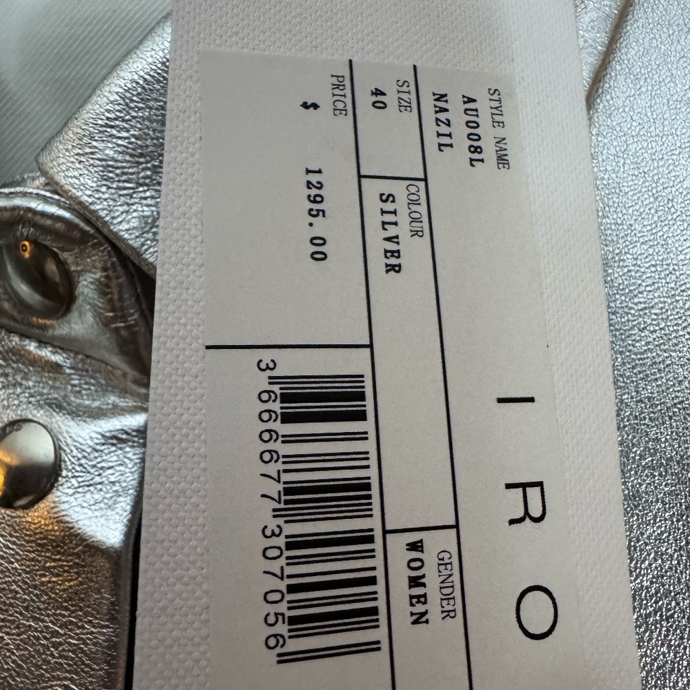 NWT IRO Nazil Leather Overshirt - Picture 3 of 11